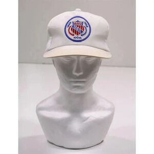 AAU USA Football 100th Anniversary Vintage 1988 White Hat by Sports Specialties